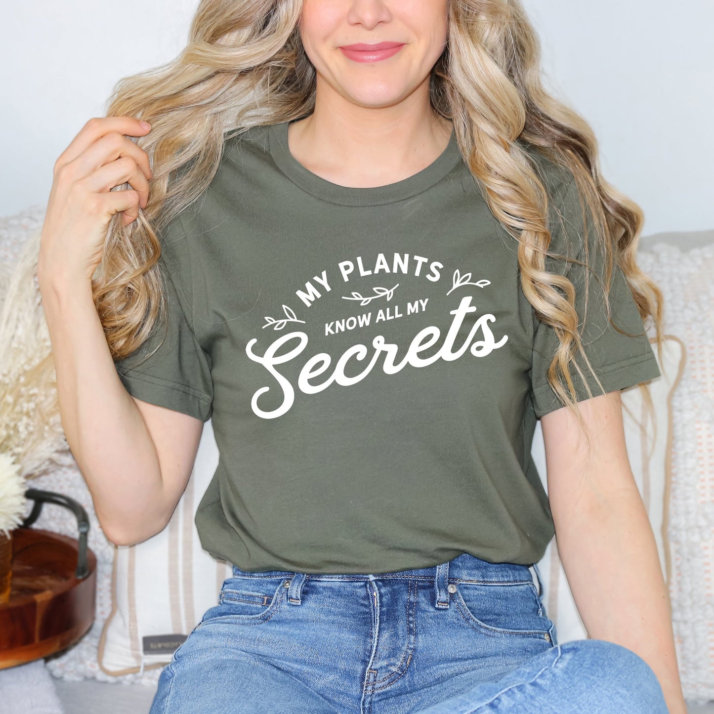 My Plants Know All My Secrets | Short Sleeve Graphic Tee