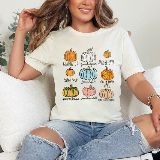 Pumpkin Chart | Short Sleeve Graphic Tee