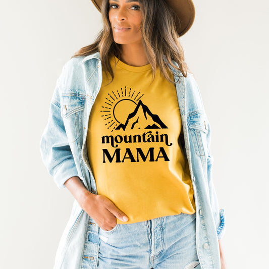 Mountain Mama Sun | Short Sleeve Crew Neck