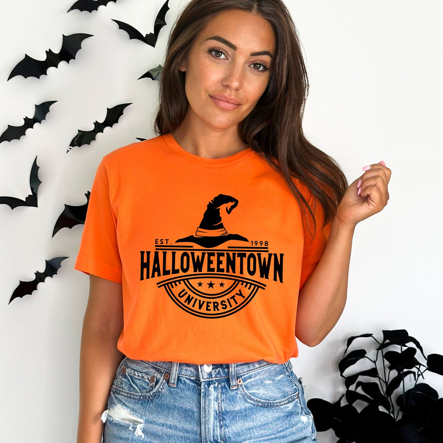 Halloweentown University Hat | Short Sleeve Crew Neck