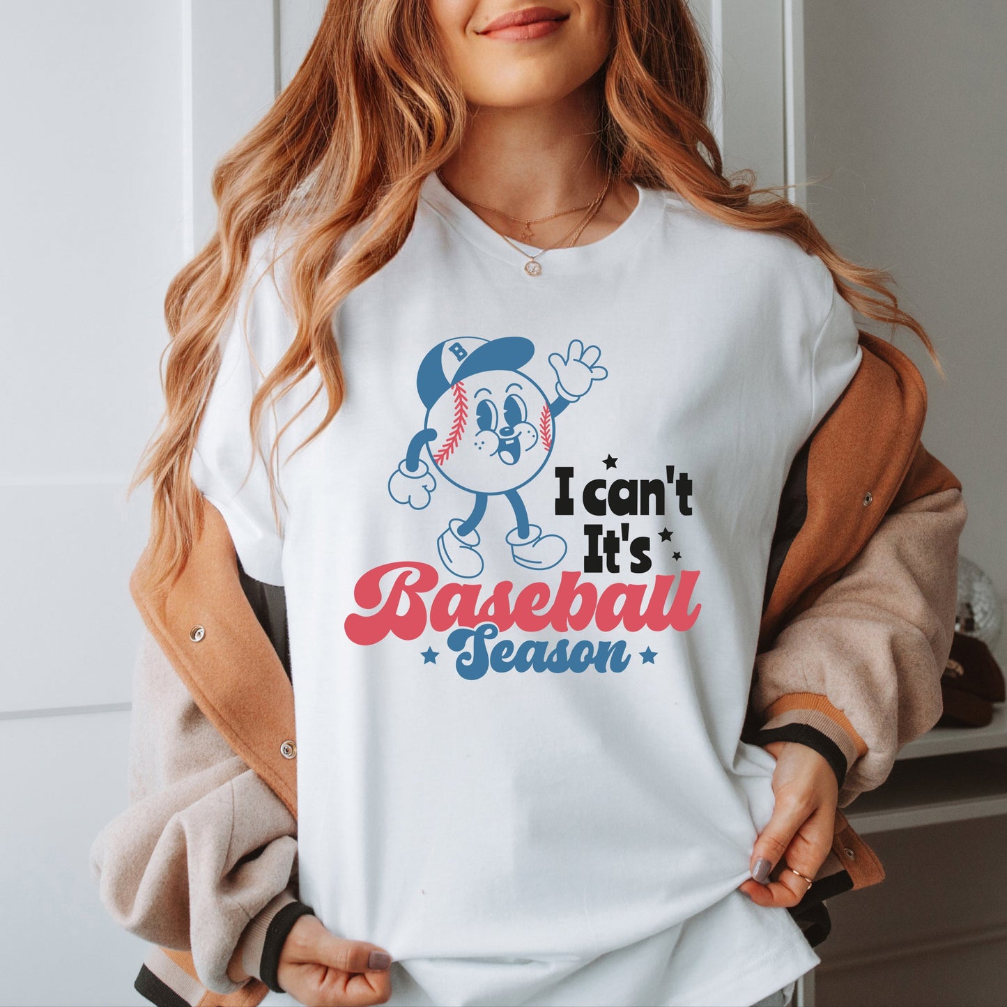 I Can't It's Baseball Season | Short Sleeve Graphic Tee