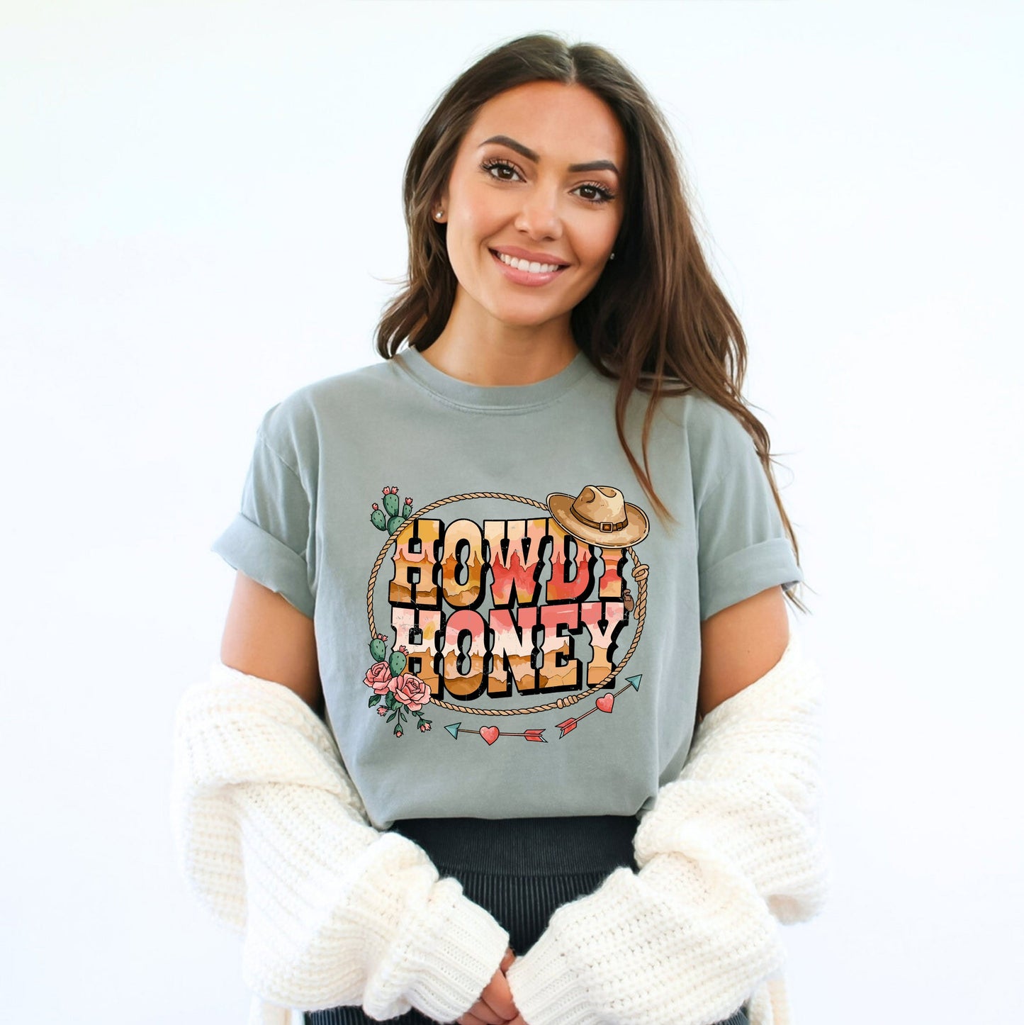 Howdy Honey | Garment Dyed Tee