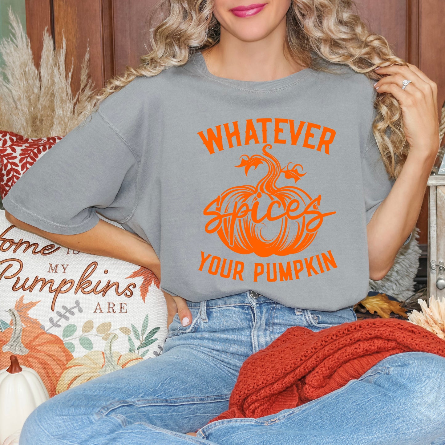 Retro Whatever Spices Your Pumpkin | Garment Dyed Tee