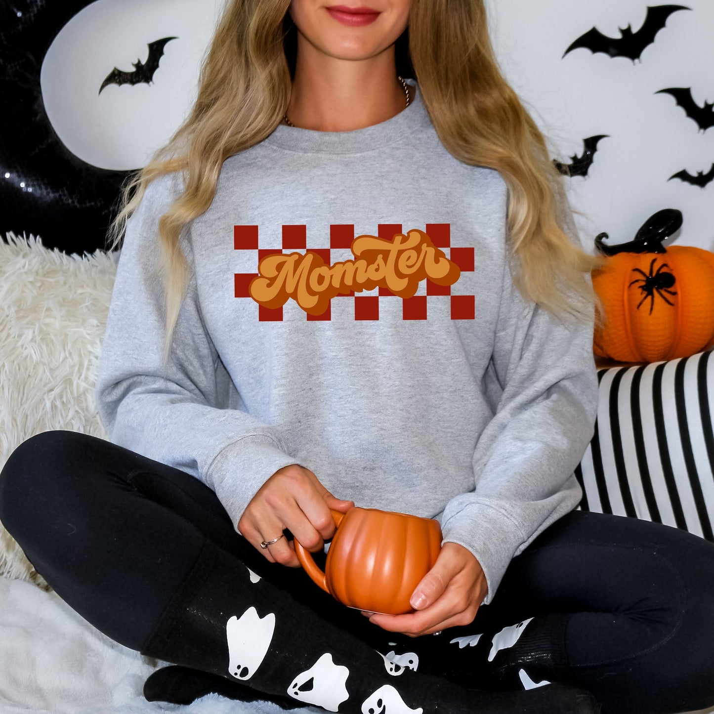 Momster Checkered | Sweatshirt