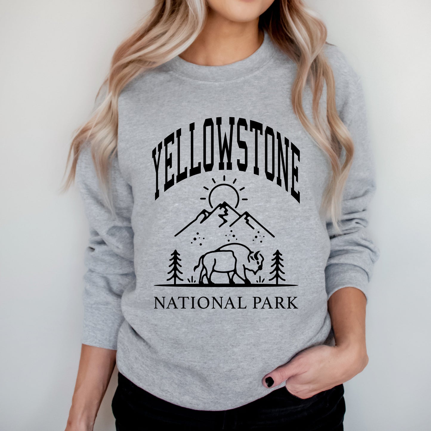 Yellowstone National Park Mountain | Sweatshirt