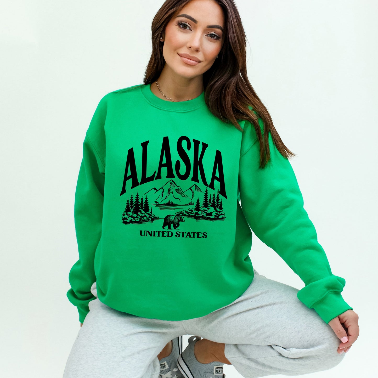 Alaska Forest Scene | Sweatshirt