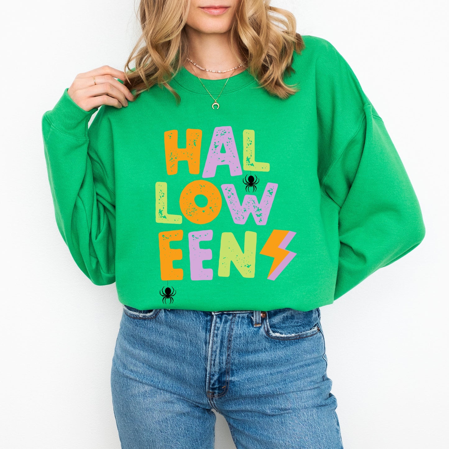 Halloween Lightning Bolt Colorful | Sweatshirt