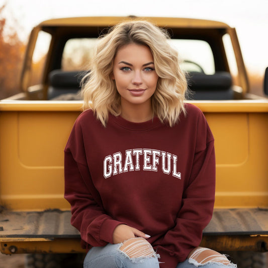 Grateful Varsity | Sweatshirt