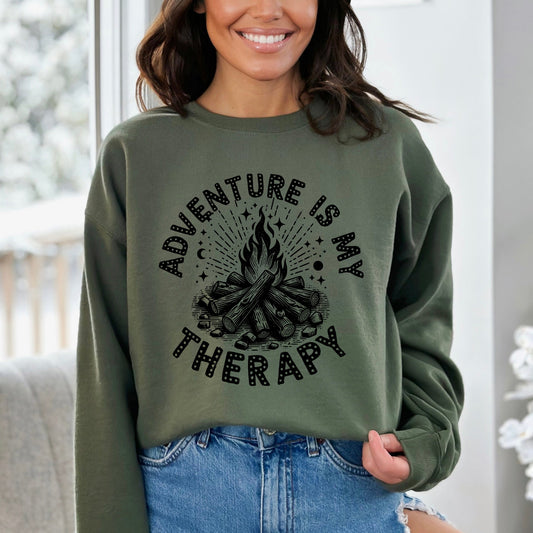 Adventure Is My Therapy | Sweatshirt