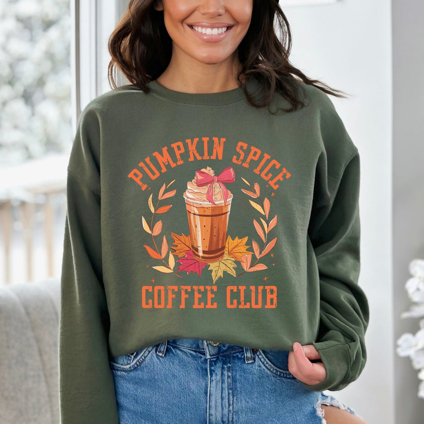 Coquette Pumpkin Spice Coffee | Sweatshirt