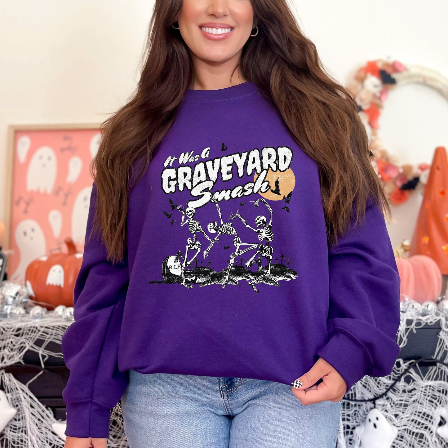 Graveyard Smash Skeleton | Sweatshirt