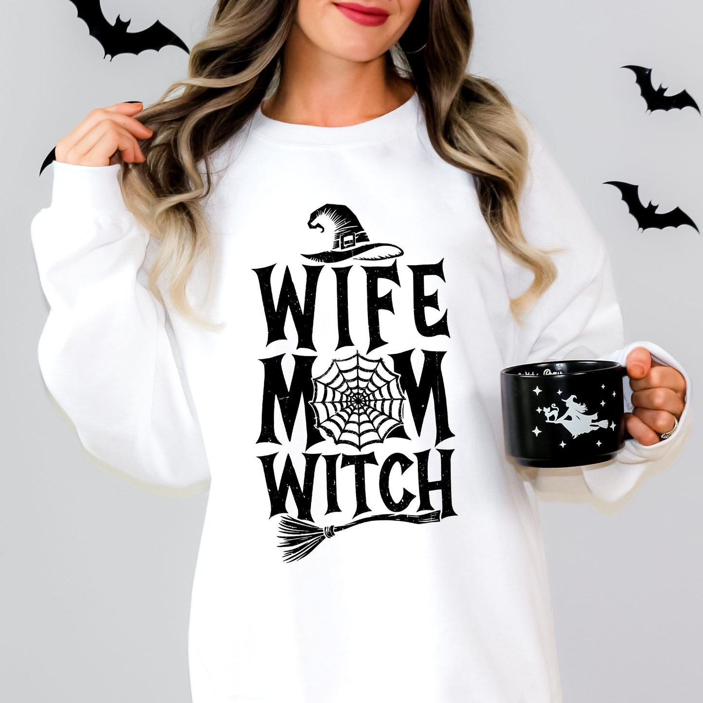 Wife. Mom. Witch.  | Sweatshirt