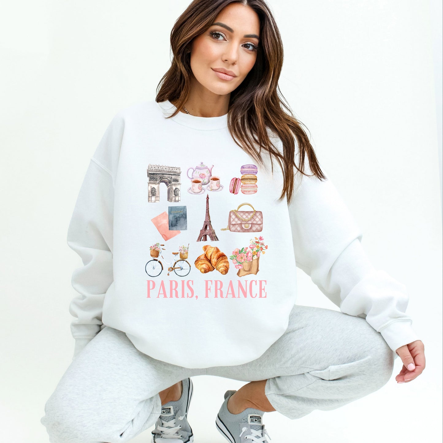 Paris Travel Collage | Sweatshirt