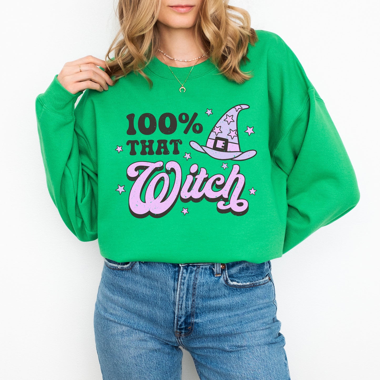 Purple 100% That Witch | Sweatshirt