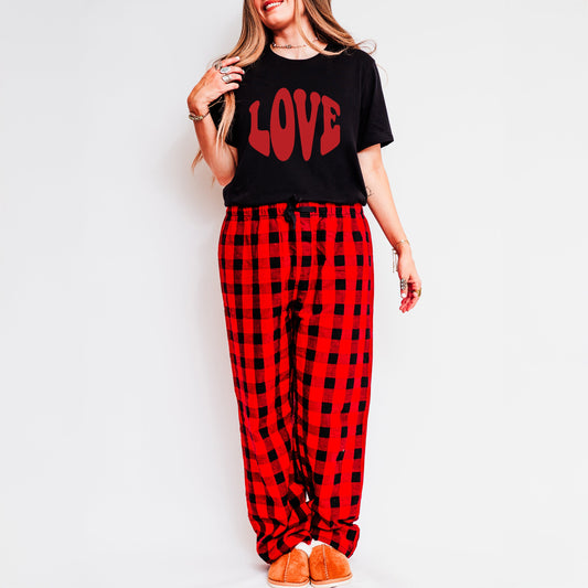 Love Bold | Plaid Pajama Set