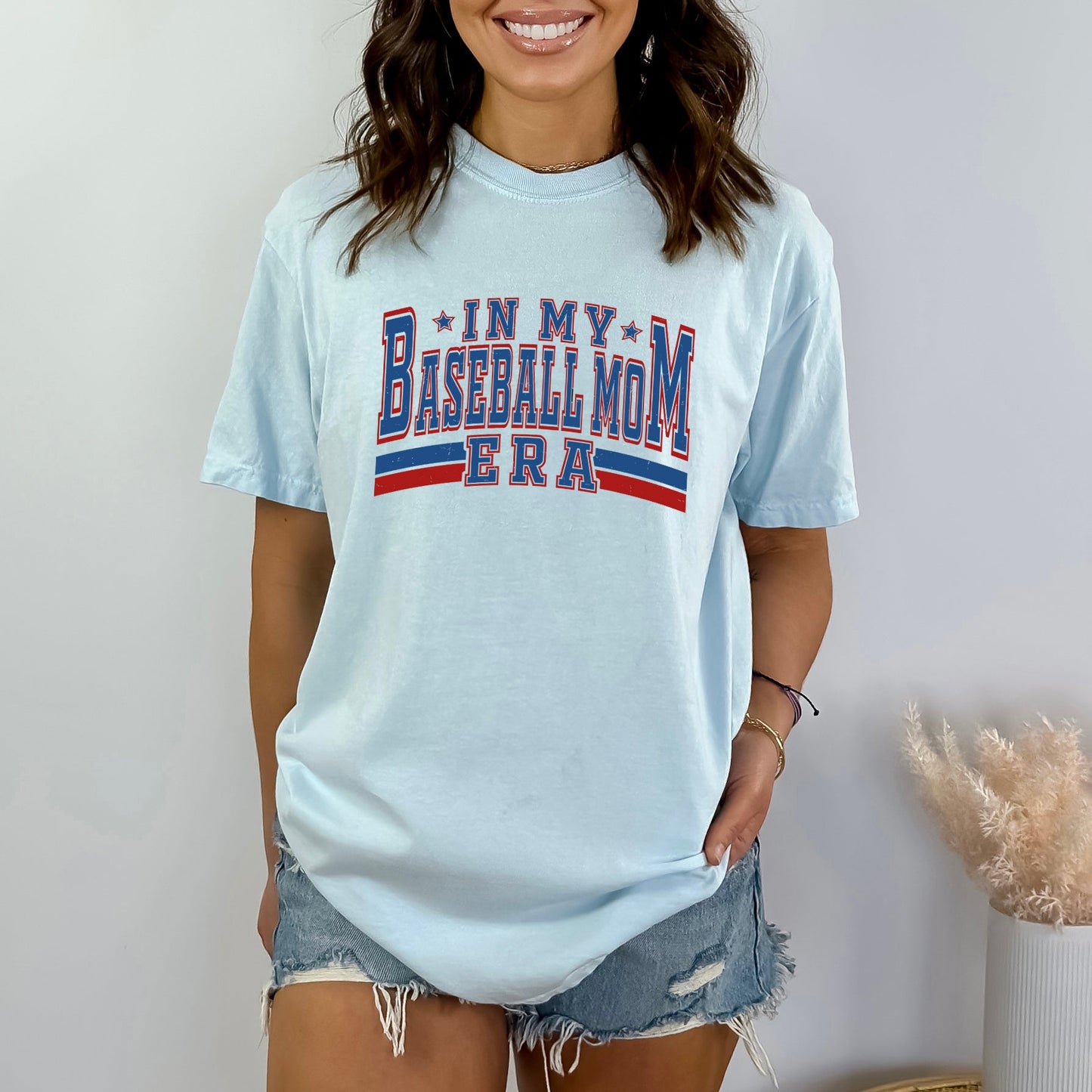 In My Baseball Mom Era | Garment Dyed Short Sleeve Tee