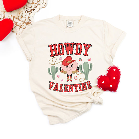 Howdy Valentine Heart | Garment Dyed Tee