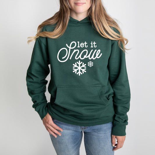 Let It Snow Snowflake | Hoodie