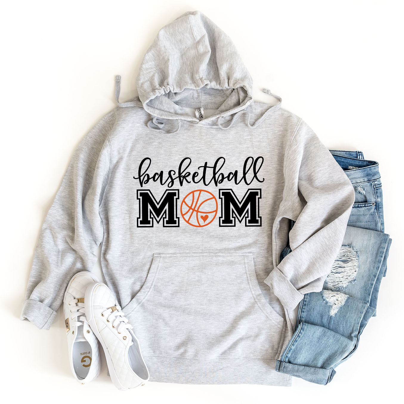 Basketball Mom With Ball | Hoodie