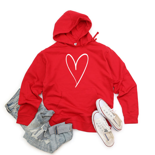 Hand Drawn Heart | Hoodie