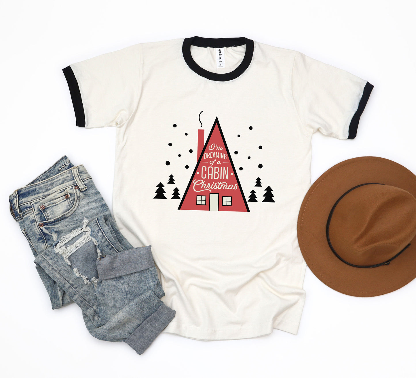 Cabin Christmas | Ringer Tee