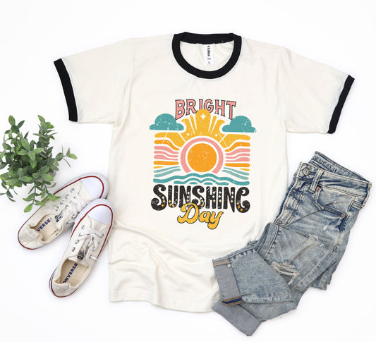 Bright Sunshine Day | Ringer Tee