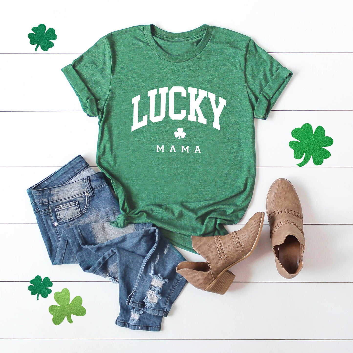 Lucky Mama | Short Sleeve Graphic Tee