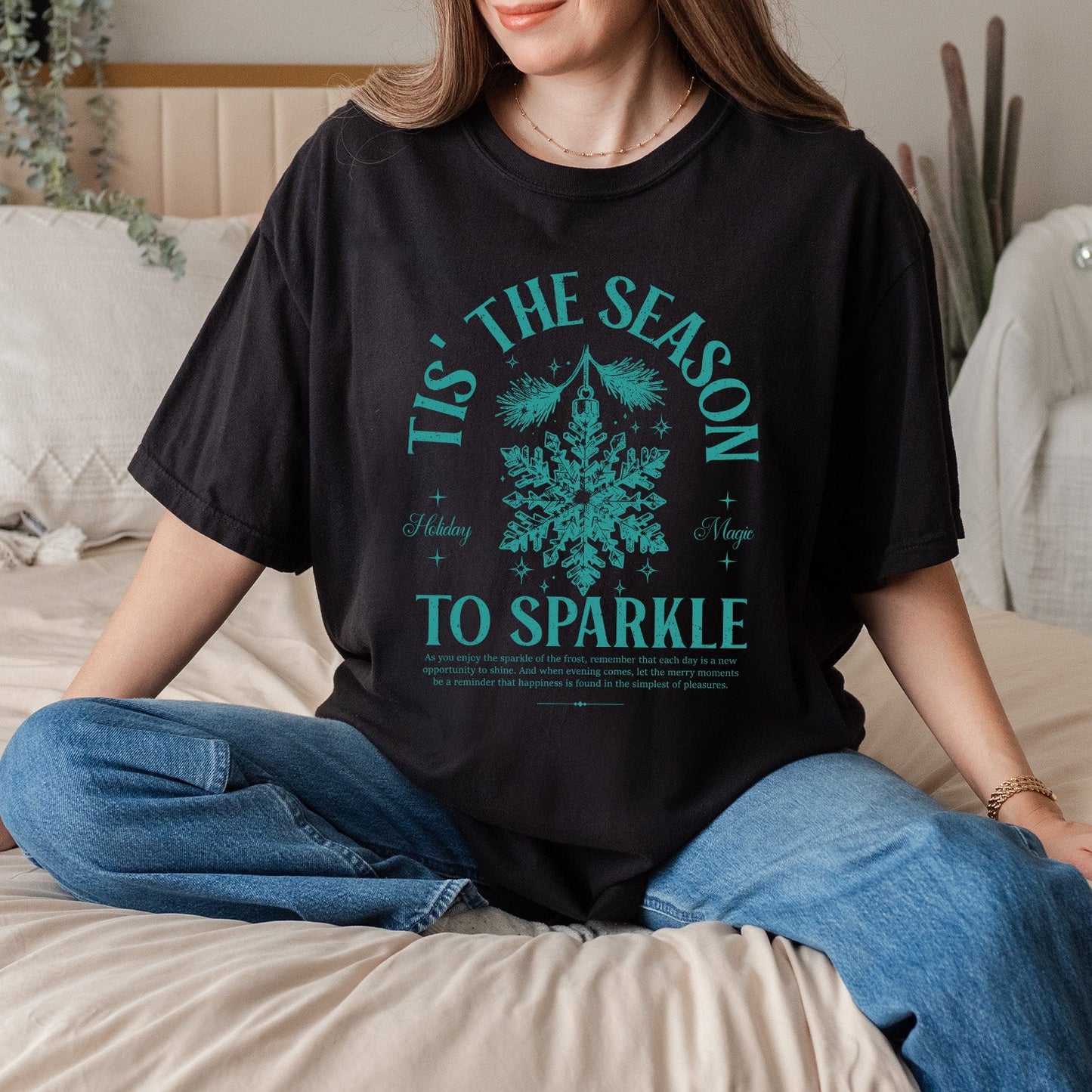 Season To Sparkle | Garment Dyed Tee