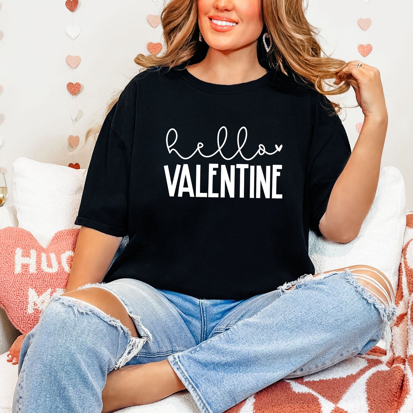 Hello Valentine | Garment Dyed Tee