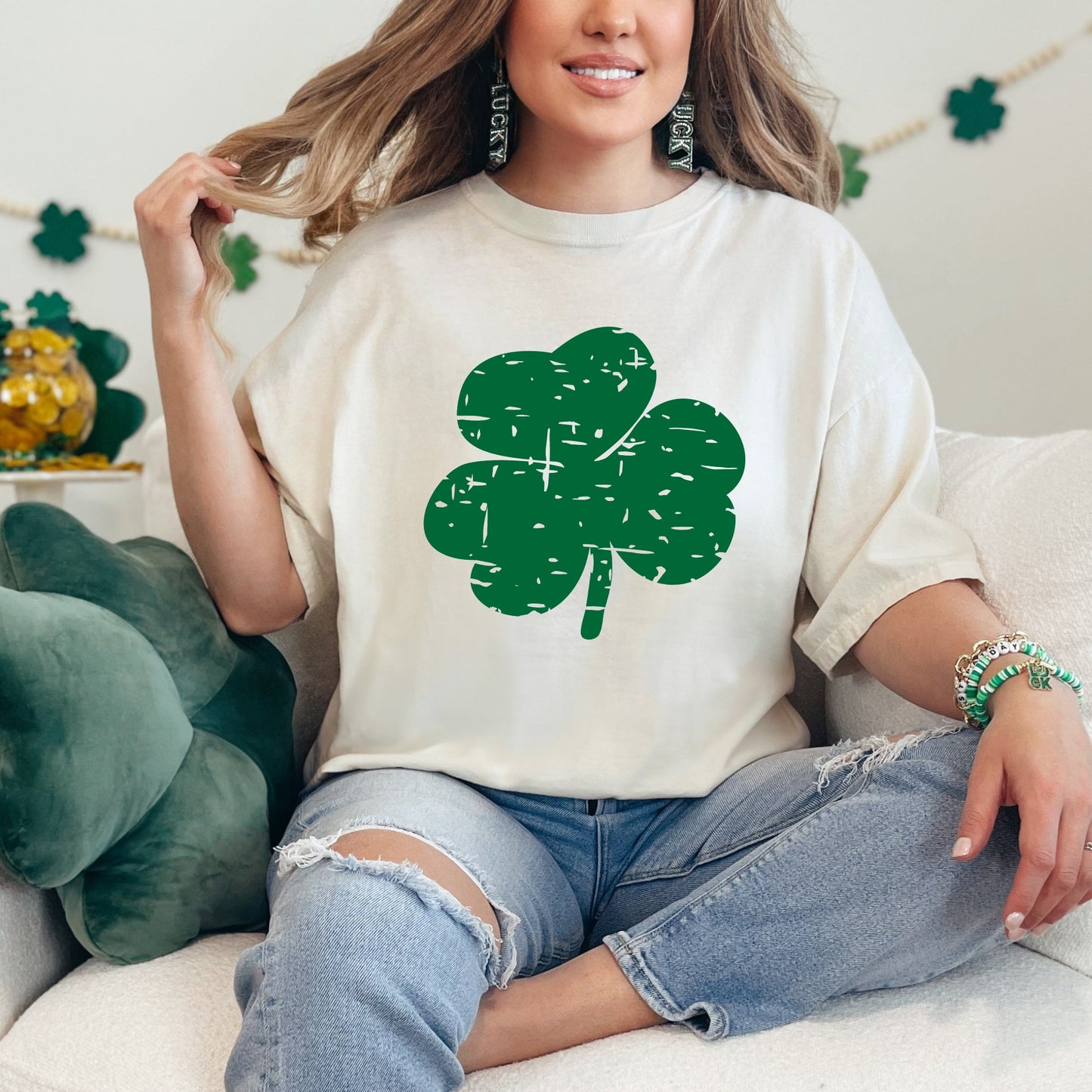 Grunge Clover | Garment Dyed Tee