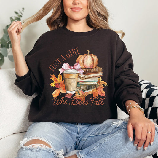 Coquette Girl Who Loves Fall | Sweatshirt