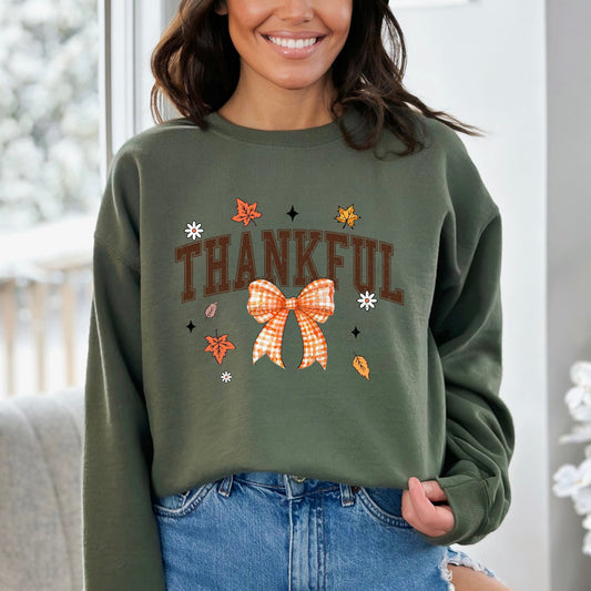 Coquette Thankful | Sweatshirt