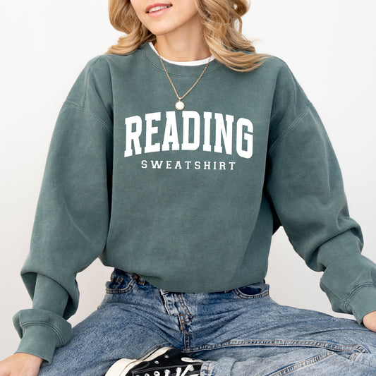 Reading Sweatshirt | Garment Dyed Sweatshirt