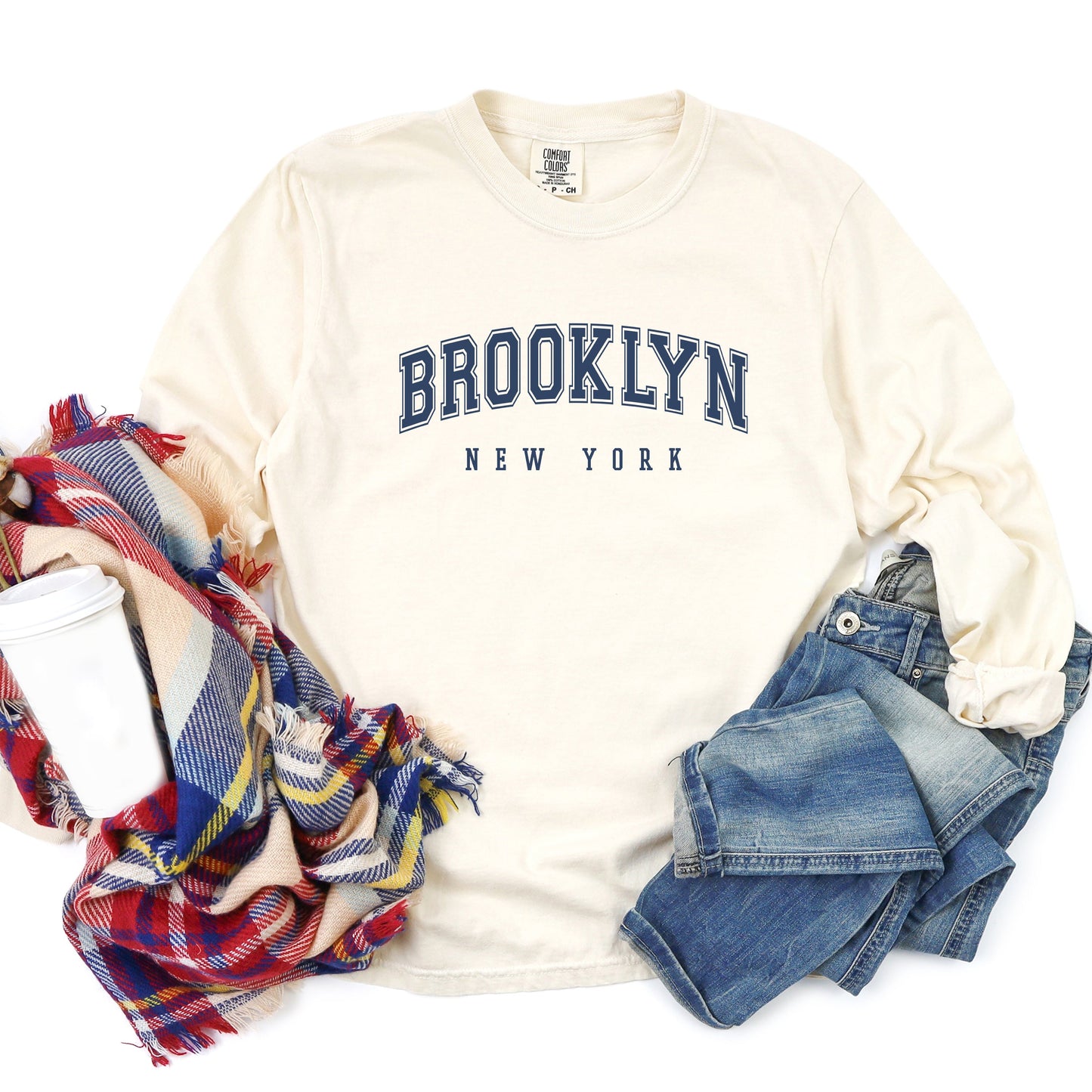 Brooklyn New York | Garment Dyed Long Sleeve