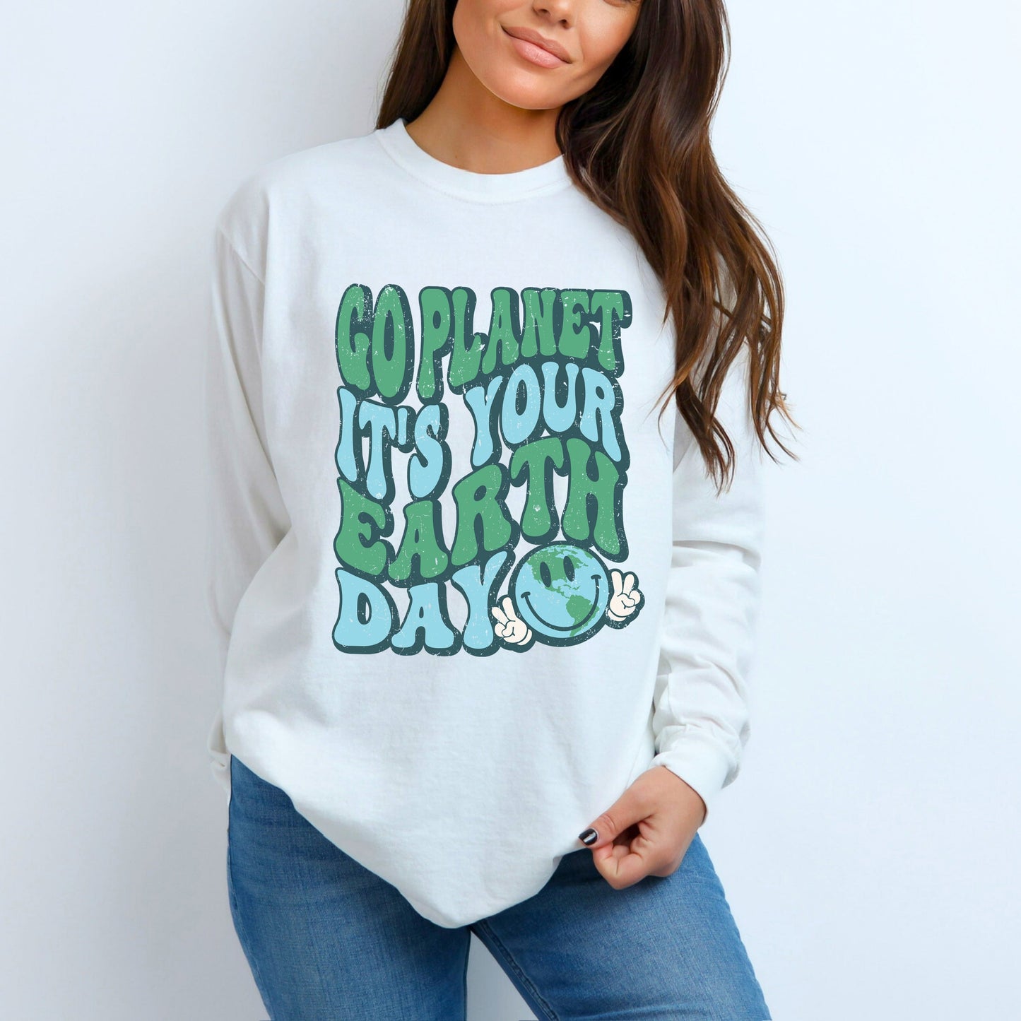 Go Planet | Garment Dyed Long Sleeve
