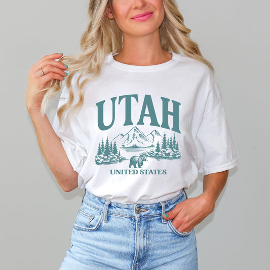 Utah Forest Scene | Short Sleeve Crew Neck