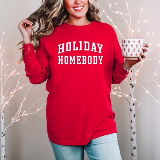 Holiday Homebody | Garment Dyed Long Sleeve