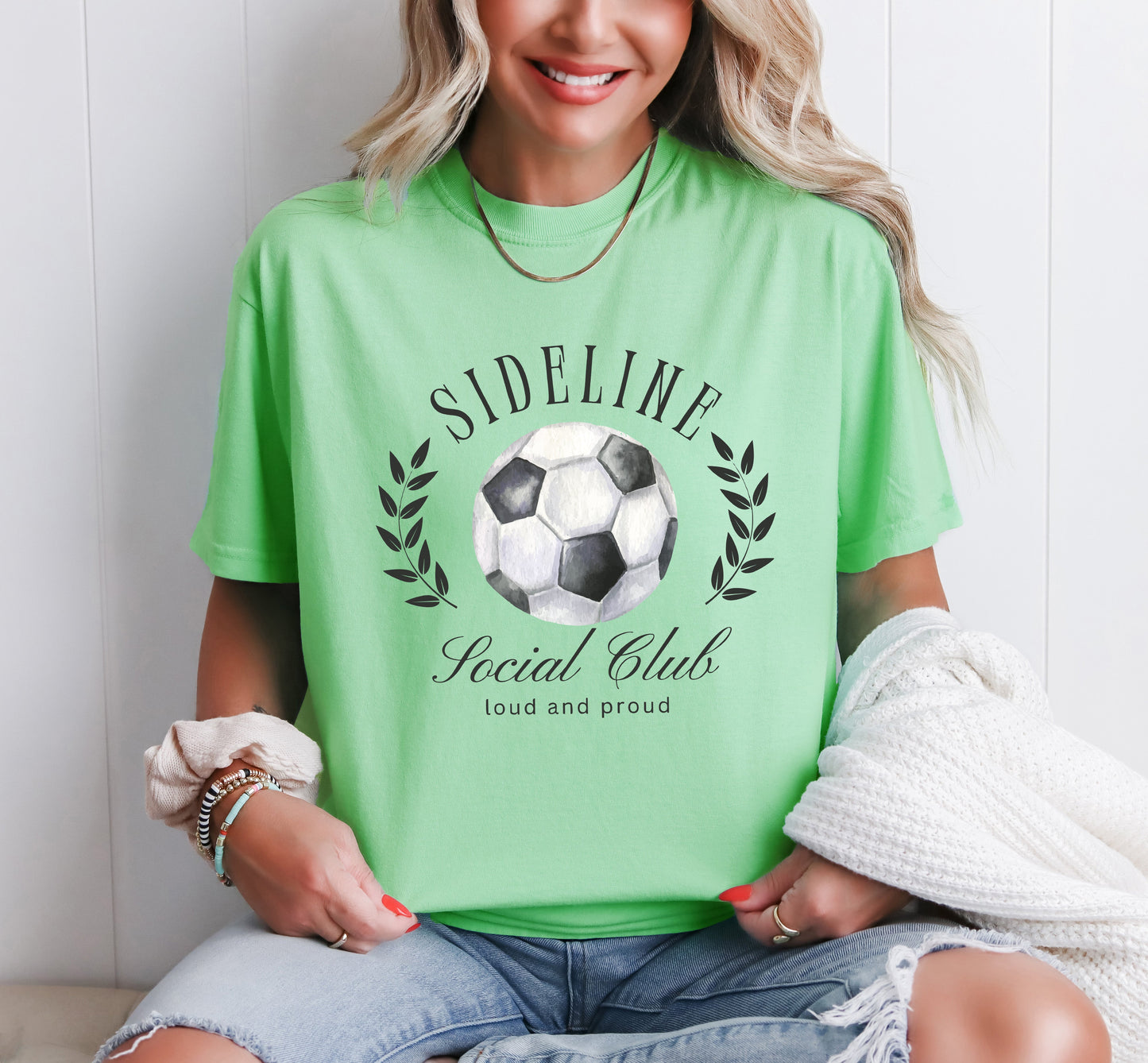 Sideline Social Club | Garment Dyed Short Sleeve Tee