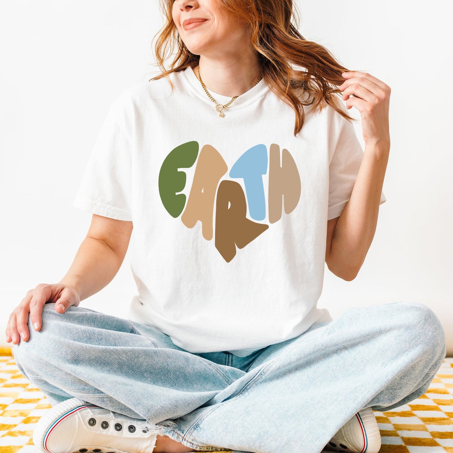 Earth Heart | Garment Dyed Short Sleeve Tee