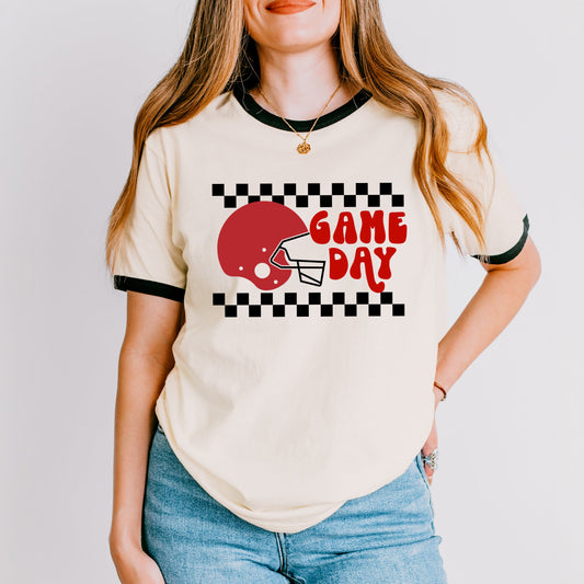 Checkered Game Day | Ringer Tee