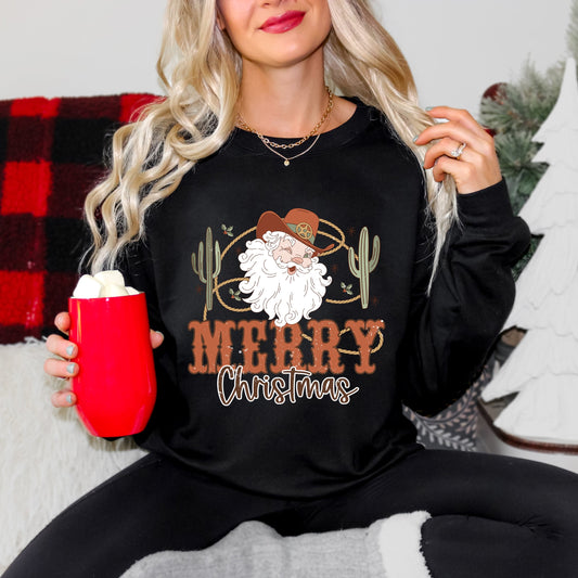 Cactus Western Santa | Sweatshirt