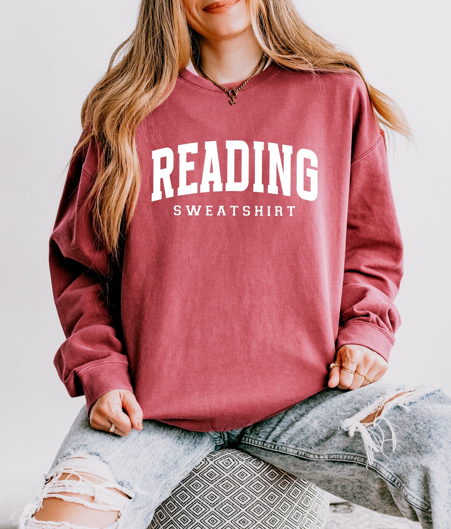 Reading Sweatshirt | Garment Dyed Sweatshirt