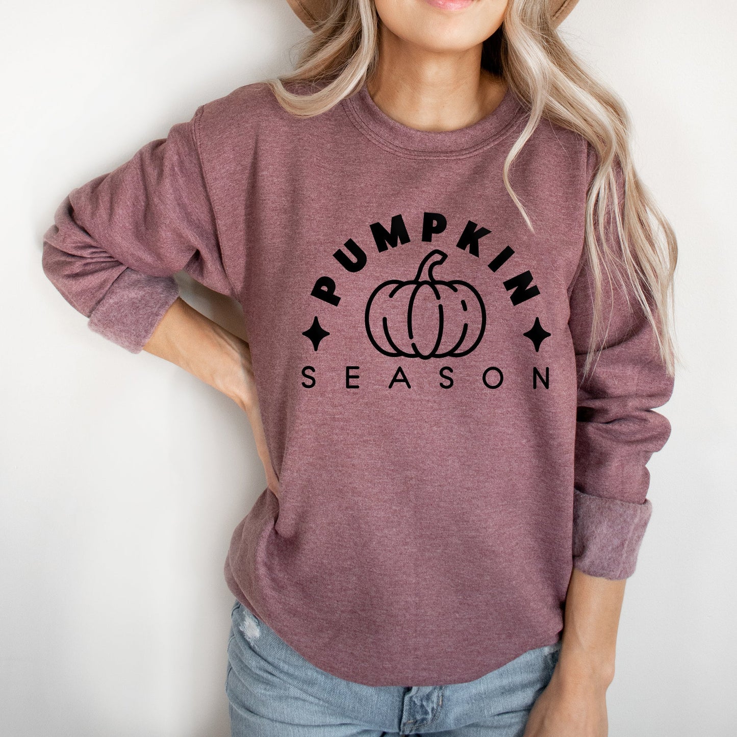 Pumpkin Season Pumpkin Puff Print | Sweatshirt