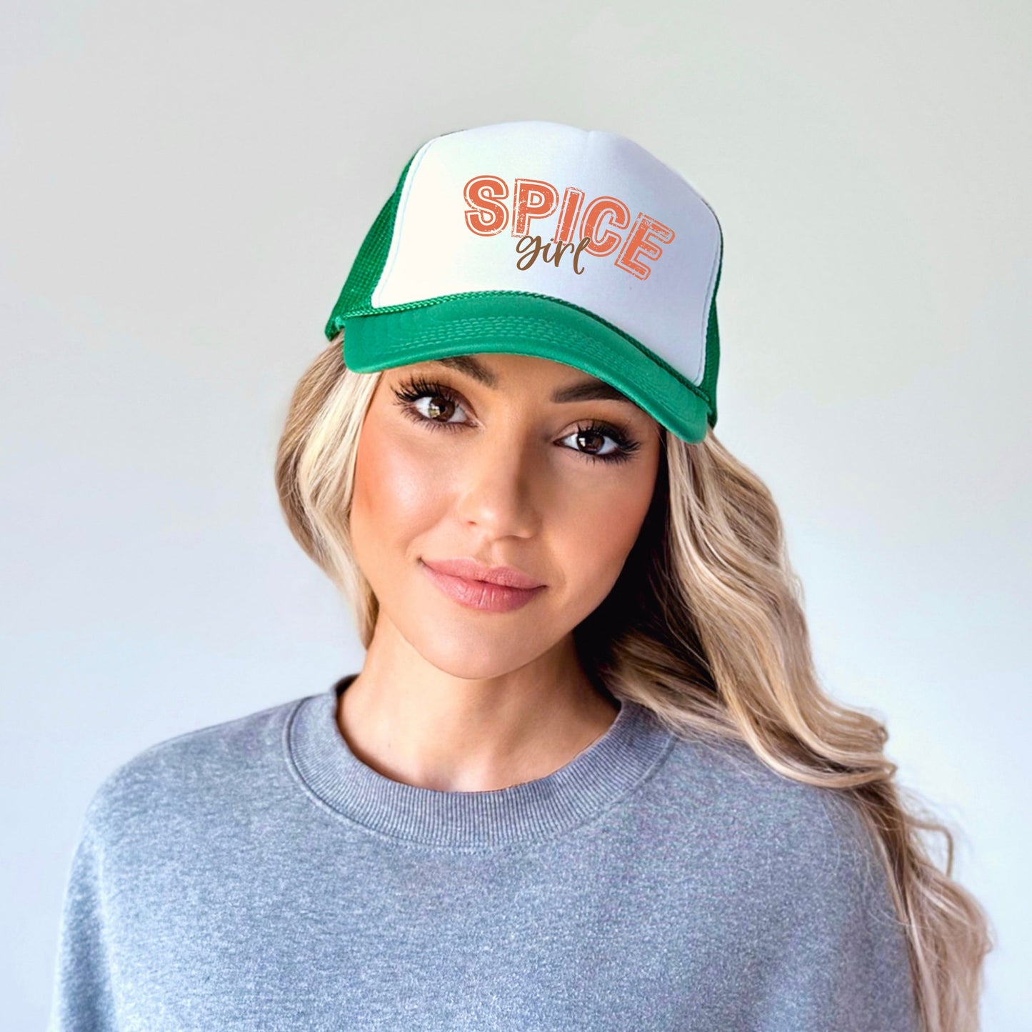 Spice Girl Varsity Cursive | Foam Trucker Hat