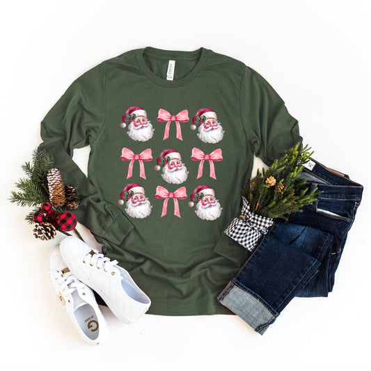 Coquette Santa Chart | Long Sleeve Crew Neck