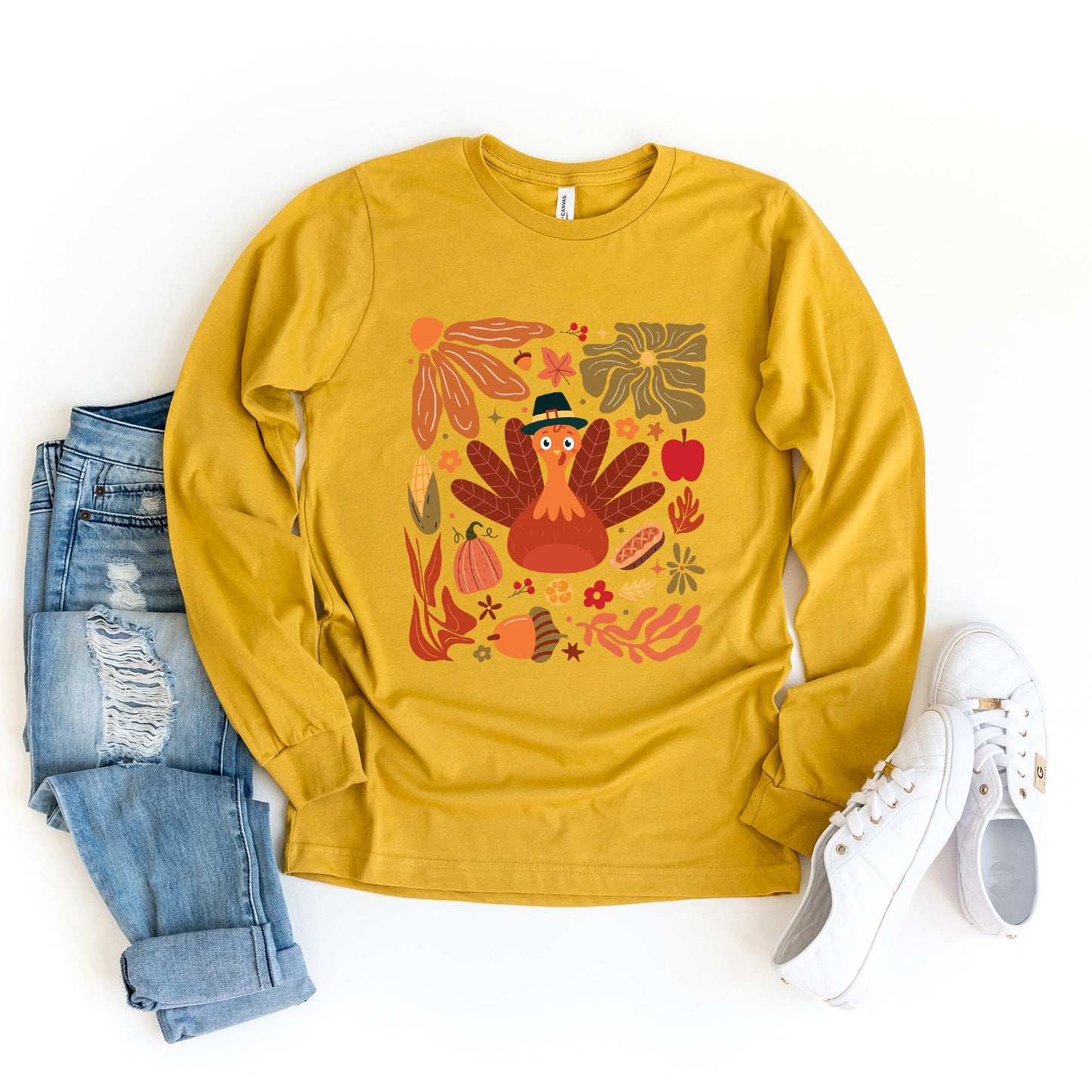 Turkey Boho | Long Sleeve Crew Neck