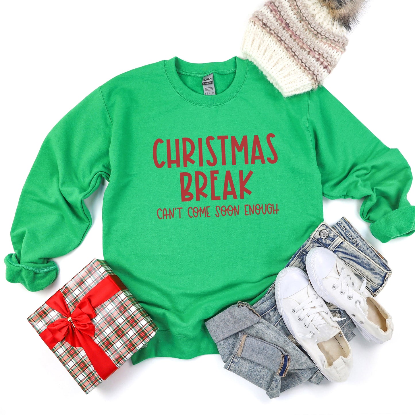 Christmas Break Can't Come Soon Enough | Sweatshirt