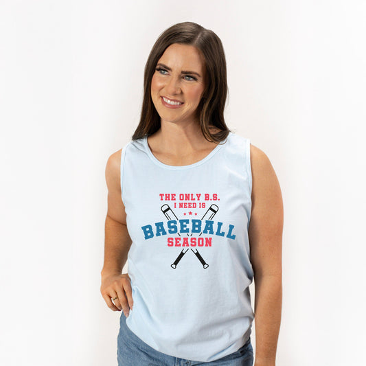 Baseball Season Bats | Garment Dyed Tank