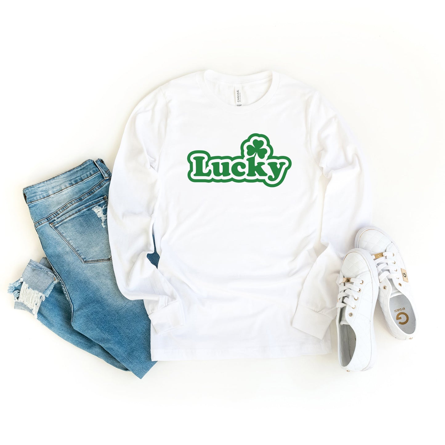 Lucky Bold | Long Sleeve Crew Neck