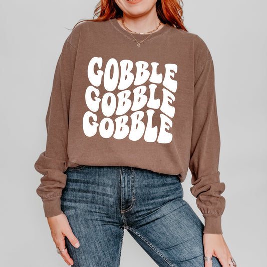 Gobble Wavy | Garment Dyed Long Sleeve